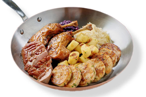 Kachní "hostina" - chlazené jídlo s doručením po celé Praze.