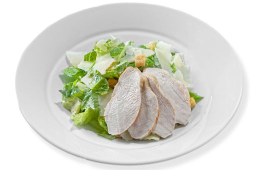 Jídlo domů - svěží Caesar salát s kuřecím masem a tradičním dresinkem od šéfkuchařů z EatPerfect.cz