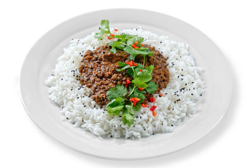 Čočkový dhal s basmati rýží